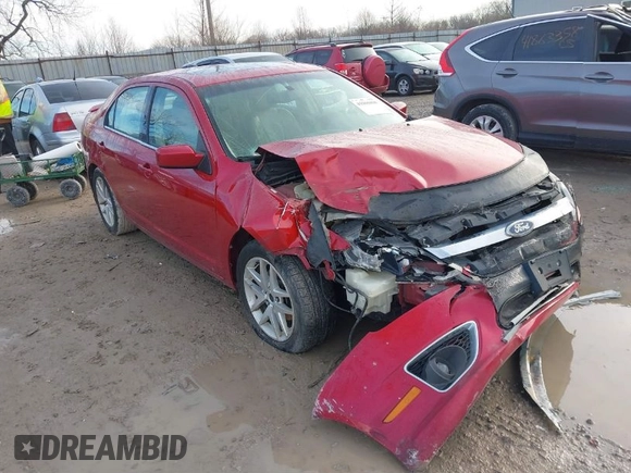 2010 Ford Fusion SEL with VIN 3FAHP0CG3AR301876, listed as a IAAI auction lot 41865090 with 186,465 mi miles. Bid and sale history available at carsss.com. Image 1.