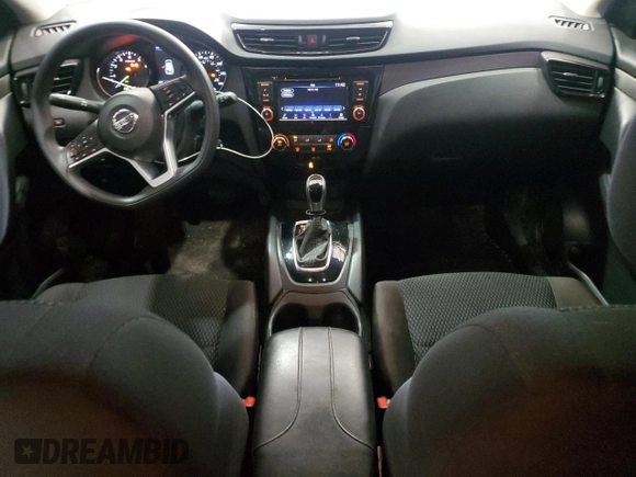 2022 Nissan Rogue S with VIN JN1BJ1AV2NW340571, listed as a Copart auction lot 53894445 with 39,896 mi miles and Salvage title. Bid and sale history available at DreamBid. Image 8.