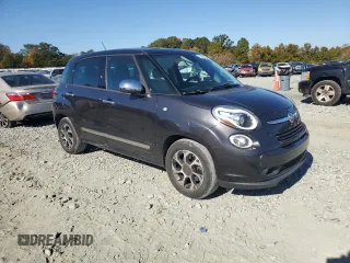 2014 FIAT 500L Lounge with VIN ZFBCFACH6EZ005129, listed as a Copart auction lot 75875394 with 88,813 mi miles and Salvage Title. Bid and sale history available at carsss.com. Image 4.