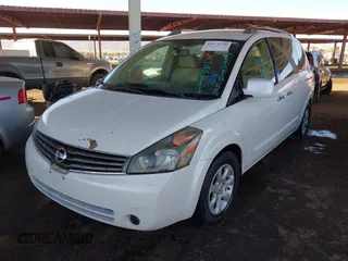 2007 Nissan Quest S with VIN 5N1BV28UX7N139137, listed as a IAAI auction lot 41671728 with 170,978 mi miles. Bid and sale history available at carsss.com. Image 2.