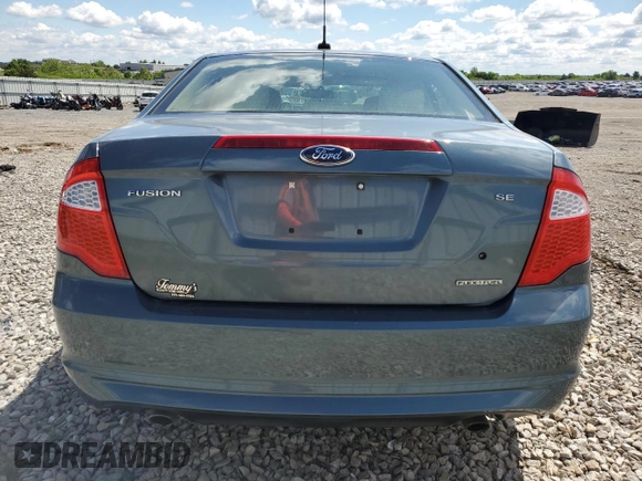 2012 Ford Fusion SE with VIN 3FAHP0HG9CR185126, listed as a Copart auction lot 54880135 with 178,400 mi miles and Non repairable. Bid and sale history available at DreamBid. Image 6.