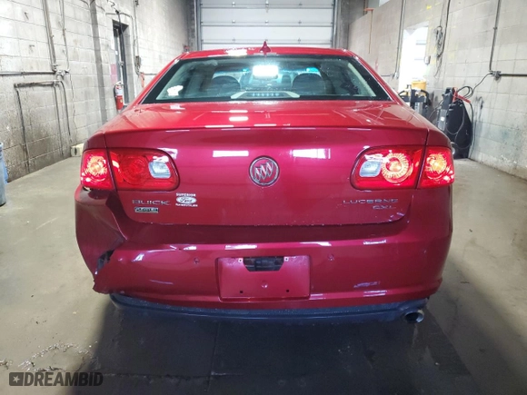 2011 Buick Lucerne CXL with VIN 1G4HC5EM8BU100311, listed as a Copart auction lot 52191615 with 185,806 mi miles and Clean Title. Bid and sale history available at carsss.com. Image 6.