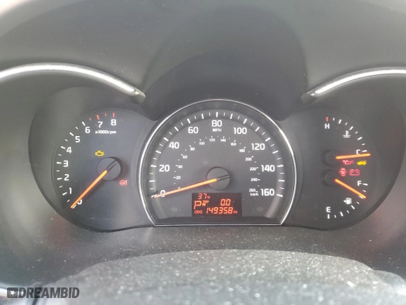2015 Kia Sorento LX with VIN 5XYKT4A60FG644417, listed as a Copart auction lot 44417225 with 149,358 mi miles and Salvage Title. Bid and sale history available at carsss.com. Image 9.