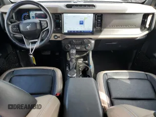 2022 Ford Bronco with VIN 1FMEE5DPXNLB41526, listed as a Copart auction lot 54024184 with 32,759 mi miles and Salvage Title. Bid and sale history available at DreamBid. Image 8.