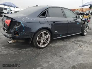 2012 Audi S4 Premium Plus with VIN WAUBGAFL6CA004593, listed as a Copart auction lot 80134974 with 93,822 mi miles and Salvage Title. Bid and sale history available at carsss.com. Image 3.