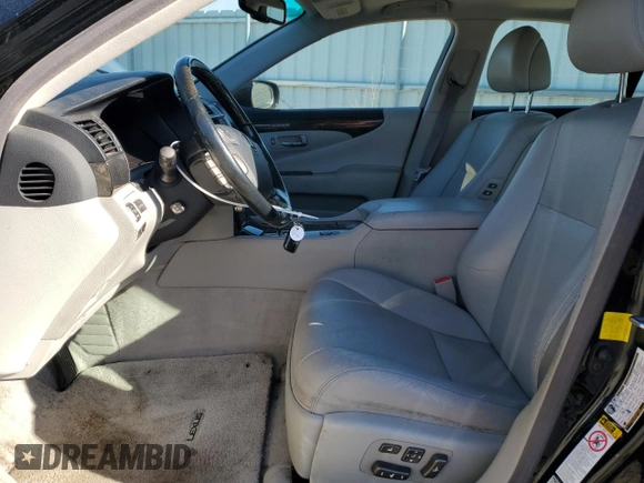 2012 Lexus LS 460 with VIN JTHCL5EF5C5014190, listed as a Copart auction lot 42741145 with 113,385 mi miles and Salvage title. Bid and sale history available at DreamBid. Image 7.