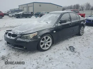 2005 BMW 5 Series 545i with VIN WBANB33535CN67413, listed as a Copart auction lot 85008444 with 172,715 mi miles and Clean Title. Bid and sale history available at carsss.com. Image 1.