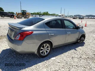 2014 Nissan Versa S with VIN 3N1CN7AP1EL841096, listed as a Copart auction lot 54109125 with 117,354 mi miles and Salvage Title. Bid and sale history available at carsss.com. Image 3.