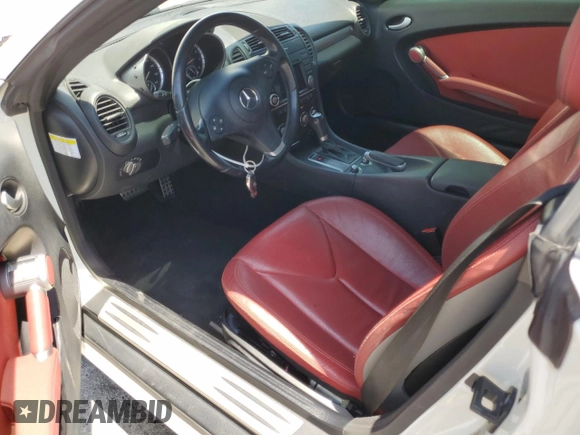2010 Mercedes-Benz SLK 300 with VIN WDBWK5EA0AF232677, listed as a Copart auction lot 64066045 with 113,726 mi miles and Salvage title. Bid and sale history available at DreamBid. Image 8.