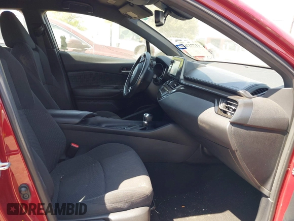2018 Toyota C-HR XLE with VIN NMTKHMBX2JR043321, listed as a IAAI auction lot 41773764 with 53,800 mi miles. Bid and sale history available at carsss.com. Image 5.