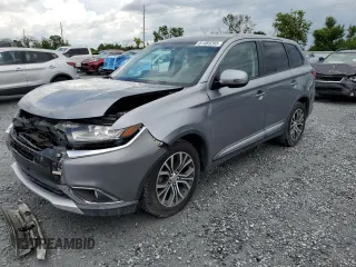 2017 Mitsubishi Outlander SE z VIN JA4AD3A37HZ036059, wystawiony jako Copart lot #61465285 z przebiegiem 80 618 mil mil oraz Szkoda całkowita • Salvage title. Historia ofert i sprzedaży dostępna na DreamBid. Obrazek 1.