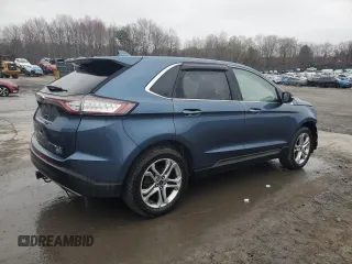 2018 Ford Edge Titanium with VIN 2FMPK4K92JBB07087, listed as a Copart auction lot 52729325 with 117,886 mi miles and Salvage Title. Bid and sale history available at carsss.com. Image 3.