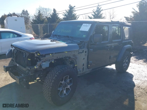 2018 Jeep Wrangler Unlimited Sport S with VIN 1C4HJXDG0JW166601, listed as a IAAI auction lot 41650217 with 30,319 mi miles. Bid and sale history available at carsss.com. Image 17.