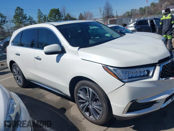 2019 Acura MDX w/Technology Pkg with VIN 5J8YD3H58KL009251, listed as a IAAI auction lot 41770589 with 19,693 mi miles. Bid and sale history available at carsss.com. Image 13.