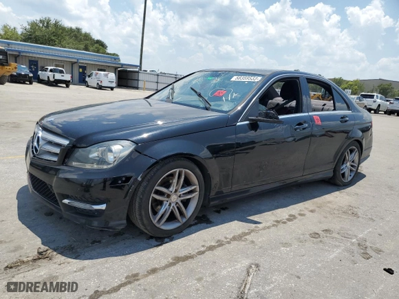2012 Mercedes-Benz C-Class C 250 Sport with VIN WDDGF4HB0CR193153, listed as a Copart auction lot 58359533 with 133,836 mi miles and Non Repairable. Bid and sale history available at carsss.com. Image 1.