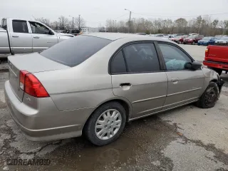 2004 Honda Civic LX with VIN 1HGES16574L018834, listed as a Copart auction lot 79537964 with 47,052 mi miles and Non Repairable. Bid and sale history available at carsss.com. Image 3.
