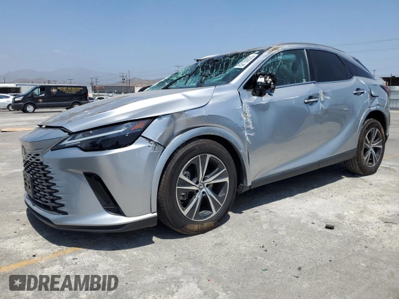 2023 Lexus RX 350 with VIN 2T2BAMCA0PC026398, listed as a Copart auction lot 62109625 with 25,324 mi miles and Salvage title. Bid and sale history available at DreamBid. Image 1.