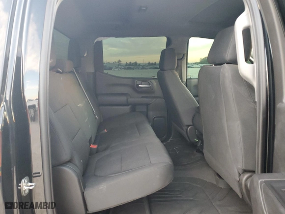 2021 Chevrolet Silverado 1500 Custom with VIN 3GCPWBEH8MG102560, listed as a Copart auction lot 76747484 with 81,580 mi miles and Salvage Title. Bid and sale history available at carsss.com. Image 10.