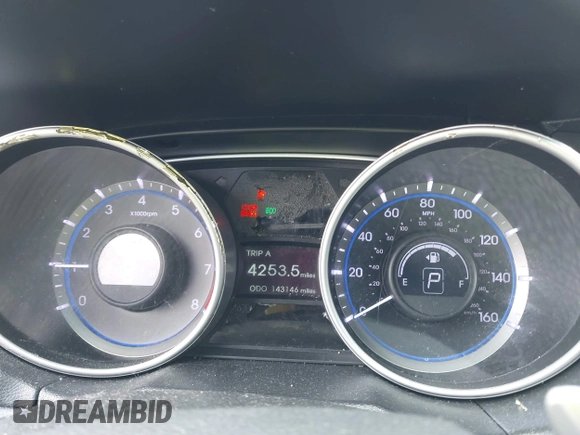 2012 Hyundai Sonata SE with VIN 5NPEC4AB9CH475853, listed as a IAAI auction lot 42084329 with 143,146 mi miles and . Bid and sale history available at carsss.com. Image 7.