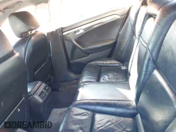 2005 Acura TL with VIN 19UUA66215A063184, listed as a IAAI auction lot 41709951 with 214,200 mi miles. Bid and sale history available at carsss.com. Image 8.