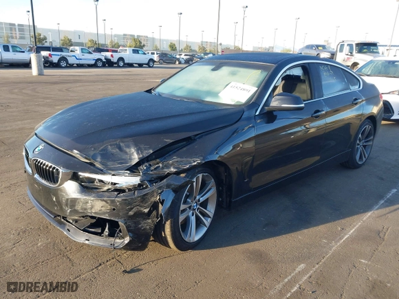 2019 BMW 4 Series 430i with VIN WBA4J1C54KBM19114, listed as a IAAI auction lot 41524891 with 52,935 mi miles. Bid and sale history available at carsss.com. Image 18.