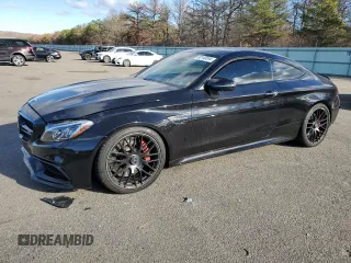 2017 Mercedes-Benz C 63 S AMG with VIN WDDWJ8HB9HF482199, listed as a Copart auction lot 80140554 with 36,010 mi miles and Salvage Title. Bid and sale history available at carsss.com. Image 1.
