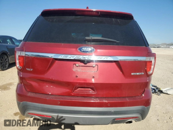 2016 Ford Explorer XLT with VIN 1FM5K7D83GGC42450, listed as a Copart auction lot 52360145 with 153,913 mi miles and Salvage Title. Bid and sale history available at carsss.com. Image 6.