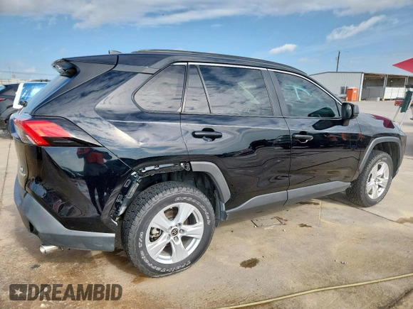 2021 Toyota RAV4 Hybrid LE with VIN 4T3LWRFV5MU049053, listed as a Copart auction lot 58598245 with 55,179 mi miles and Salvage title. Bid and sale history available at DreamBid. Image 3.