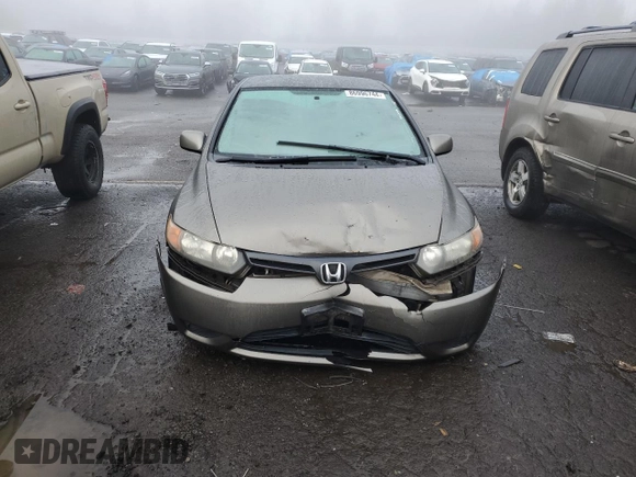 2006 Honda Civic Cpe LX with VIN 2HGFG11666H573117, listed as a Copart auction lot 86996744 with 195,733 mi miles and Salvage Title. Bid and sale history available at carsss.com. Image 5.