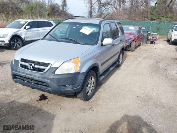 2003 Honda CR-V EX with VIN SHSRD78893U138102, listed as a IAAI auction lot 41948534 with 253,944 mi miles. Bid and sale history available at carsss.com. Image 2.