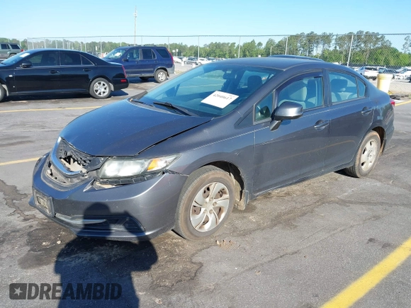 2013 Honda Civic LX with VIN 2HGFB2F56DH577685, listed as a IAAI auction lot 42040617 with 182,713 mi miles and . Bid and sale history available at DreamBid. Image 21.