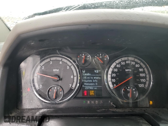 2009 Dodge 1500 Laramie z VIN 1D3HV13T29S706525, wystawiony jako Copart lot #55626885 z przebiegiem 237 982 mil mil oraz Szkoda całkowita • Salvage title. Historia ofert i sprzedaży dostępna na DreamBid. Obrazek 9.