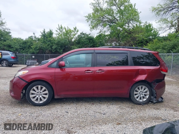 2012 Toyota Sienna XLE with VIN 5TDDK3DCXCS033249, listed as a IAAI auction lot 42324830 with 181,012 mi miles and . Bid and sale history available at DreamBid. Image 14.