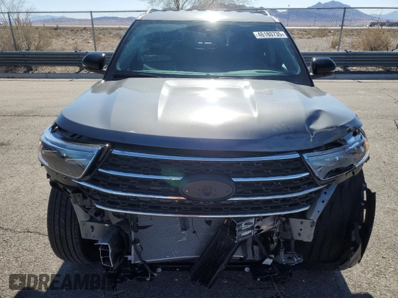 2024 Ford Explorer XLT with VIN 1FMSK7DH8RGA67697, listed as a Copart auction lot 46180735 with 908 mi miles and Salvage Title. Bid and sale history available at carsss.com. Image 5.