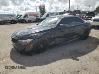 2015 BMW M4 with VIN WBS3U9C5XFP967169, listed as a Copart auction lot 79527634 with 91,085 mi miles and Salvage Title. Bid and sale history available at carsss.com. Image 1.