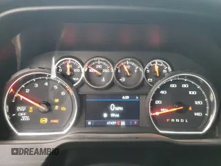 2021 Chevrolet Silverado 1500 RST with VIN 1GCRYEEK3MZ121582, listed as a Copart auction lot 74983994 with 47,459 mi miles and Non Repairable. Bid and sale history available at DreamBid. Image 9.