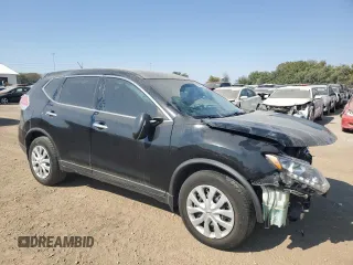 2015 Nissan Rogue S with VIN KNMAT2MT8FP584837, listed as a Copart auction lot 74012154 with 66,242 mi miles and Salvage Title. Bid and sale history available at carsss.com. Image 4.