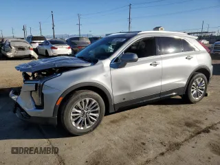 2024 Cadillac XT4 FWD Premium Luxury with VIN 1GYFZCR47RF126643, listed as a Copart auction lot 50268745 with 24,583 mi miles and Clean Title. Bid and sale history available at carsss.com. Image 1.