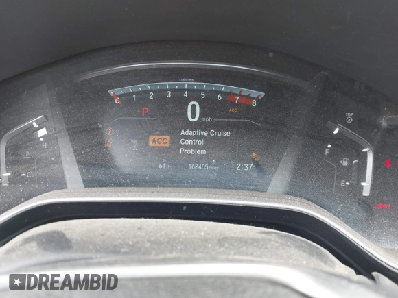 2017 Honda CR-V EX-L with VIN 2HKRW2H80HH690472, listed as a IAAI auction lot 41856777 with 162,455 mi miles. Bid and sale history available at carsss.com. Image 7.