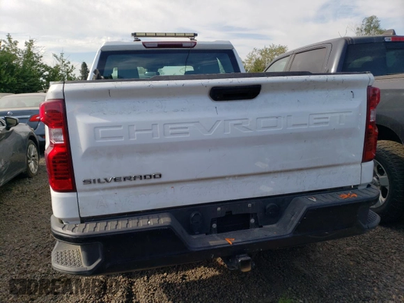 2022 Chevrolet Silverado 1500 Work Truck with VIN 3GCPAAEK1NG647179, listed as a Copart auction lot 59963564 with 15,204 mi miles and Salvage Title. Bid and sale history available at DreamBid. Image 6.