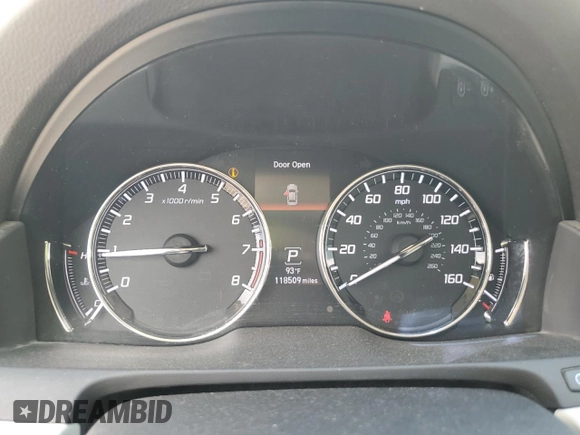 2016 Acura RLX Tech Pkg with VIN JH4KC1F51GC001822, listed as a Copart auction lot 62364984 with 118,509 mi miles and Clean Title. Bid and sale history available at carsss.com. Image 9.