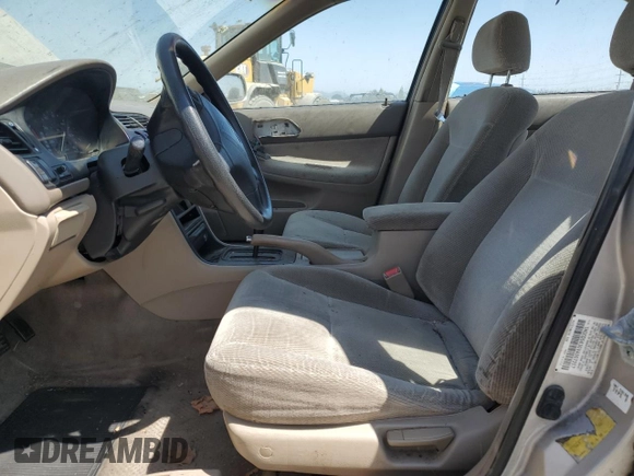 1997 Honda Accord LX with VIN 1HGCD5630VA007257, listed as a Copart auction lot 66043264 with 265,262 mi miles and Salvage Title. Bid and sale history available at DreamBid. Image 7.