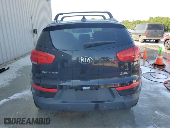 2014 Kia Sportage EX with VIN KNDPC3AC1E7645805, listed as a Copart auction lot 53456845 with Not provided miles and Salvage title. Bid and sale history available at DreamBid. Image 6.