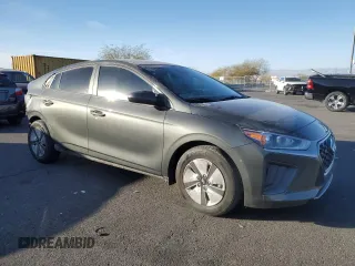 2022 Hyundai Ioniq Blue with VIN KMHC65LC2NU281311, listed as a Copart auction lot 44138945 with 58,466 mi miles and Salvage title. Bid and sale history available at DreamBid. Image 4.