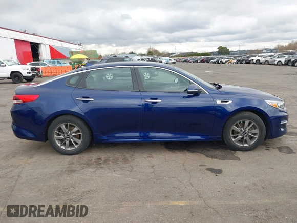 2016 Kia Optima LX Turbo with VIN 5XXGT4L11GG006576, listed as a IAAI auction lot 41666504 with 87,257 mi miles. Bid and sale history available at carsss.com. Image 13.