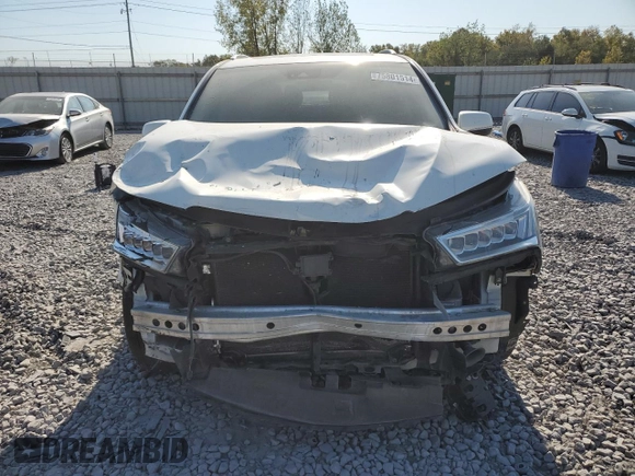 2017 Acura MDX Advance z VIN 5FRYD4H95HB020113, wystawiony jako Copart lot #75801514 z przebiegiem 106 785 mil mil oraz Szkoda całkowita • Salvage title. Historia ofert i sprzedaży dostępna na DreamBid. Obrazek 5.