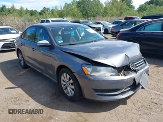 2012 Volkswagen Passat S with VIN 1VWAP7A35CC035327, listed as a IAAI auction lot 42739139 with 142,619 mi miles and . Bid and sale history available at DreamBid. Image 1.