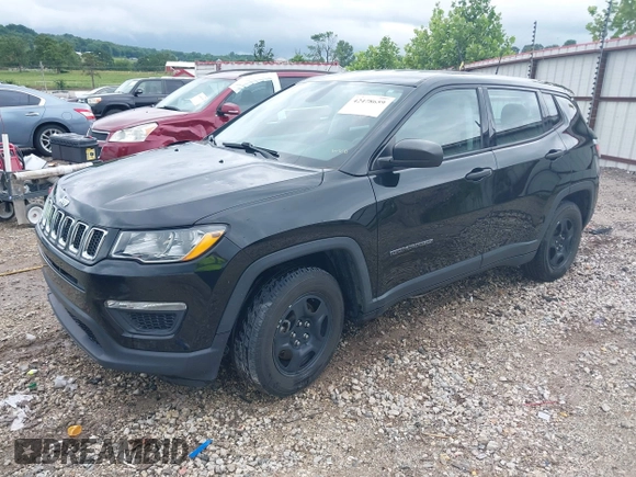 2019 Jeep Compass Sport с VIN 3C4NJCAB0KT624004, выставлен на аукционе IAAI как лот 42478659 с пробегом 76 289 миль миль и . История ставок и продаж доступна на DreamBid. Изображение 17.