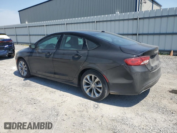 2015 Chrysler 200 S with VIN 1C3CCCBB0FN604457, listed as a Copart auction lot 53078495 with 130,397 mi miles and Salvage Title. Bid and sale history available at carsss.com. Image 2.