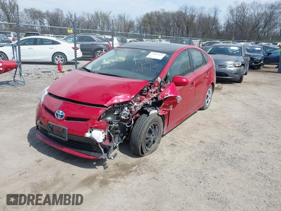 2014 Toyota Prius Four with VIN JTDKN3DU9E1829059, listed as a IAAI auction lot 42007022 with 71,854 mi miles. Bid and sale history available at carsss.com. Image 17.